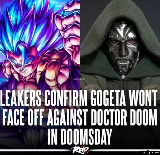 image tagged in gogeta,doomsday | made w/ Imgflip meme maker