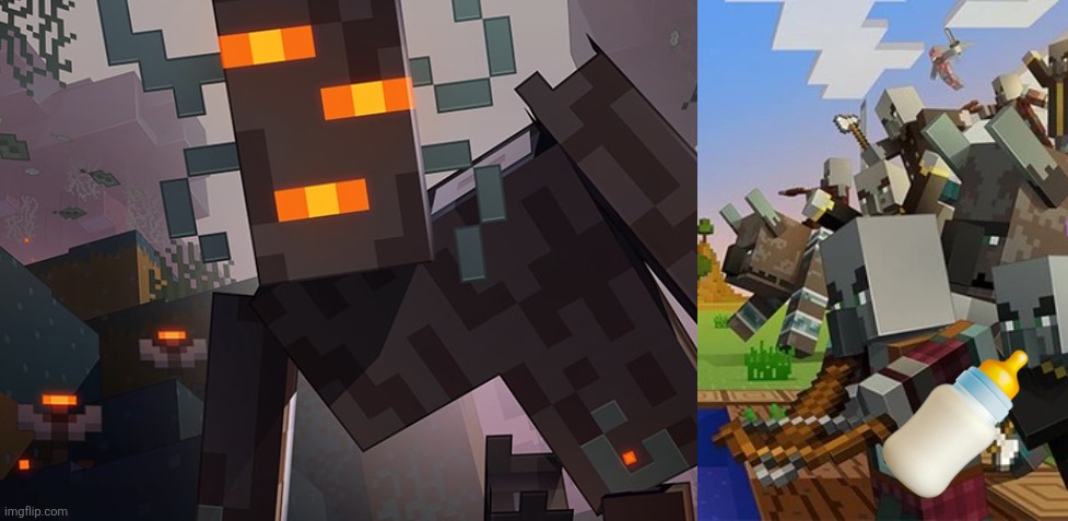 image tagged in the creaking,illagers | made w/ Imgflip meme maker