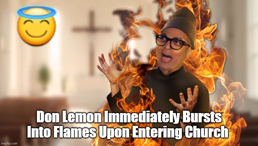Con Lemon bursts into flames Blank Meme Template