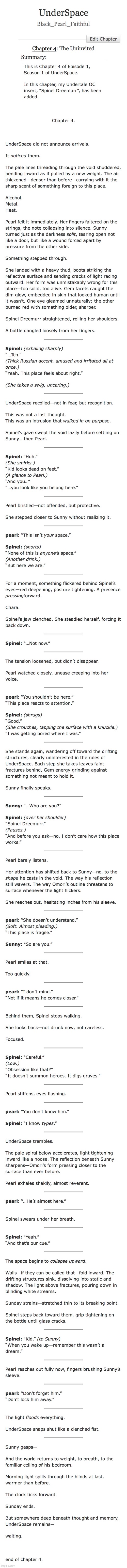 UnderSpace C4 E1 S1: The Uninvited | image tagged in underspace | made w/ Imgflip meme maker