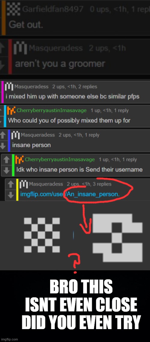 Good attempt Just kidding it was horrible | BRO THIS ISNT EVEN CLOSE DID YOU EVEN TRY | made w/ Imgflip meme maker