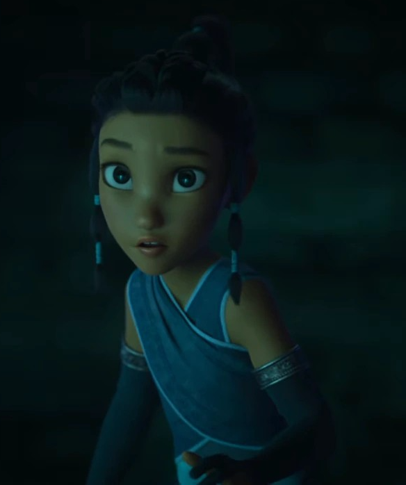 Young Child Raya Blank Meme Template