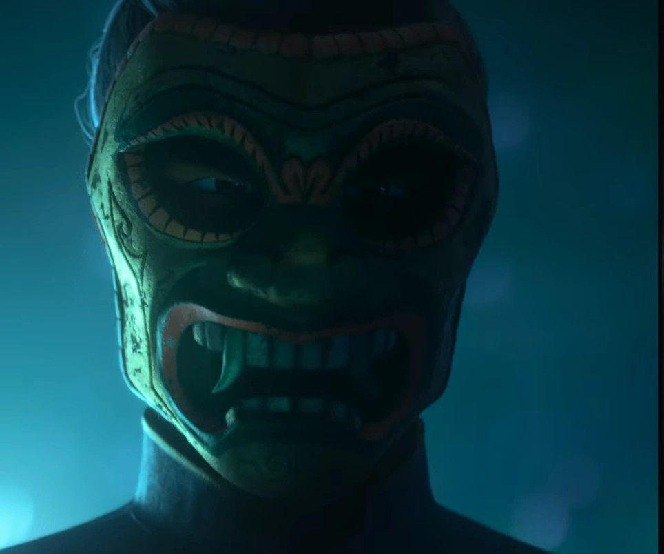 Cheif Benja Wearing a Mask Blank Meme Template