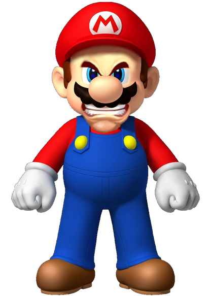 angry mario Blank Meme Template