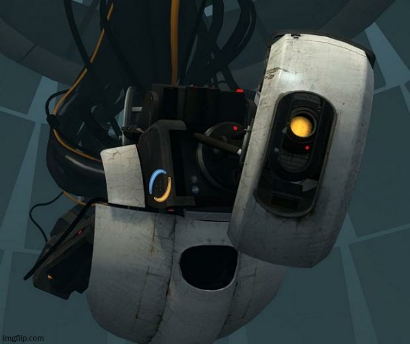 image tagged in glados | made w/ Imgflip meme maker