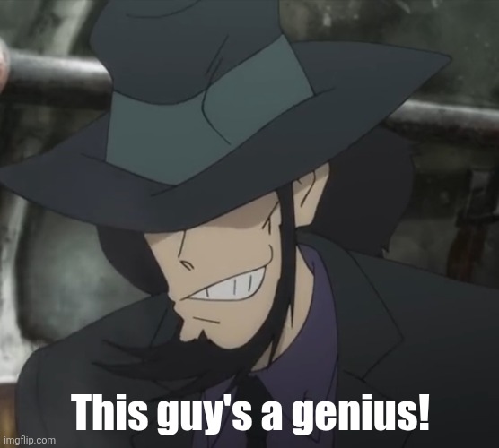 This guy's a genius! | made w/ Imgflip meme maker