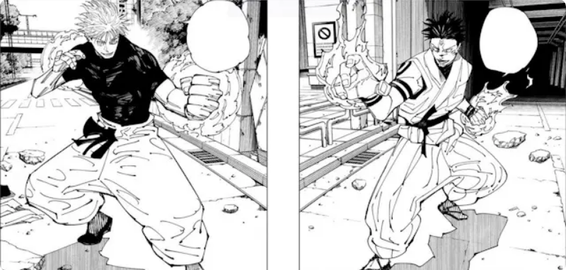 Gojo vs Sukuna Blank Meme Template