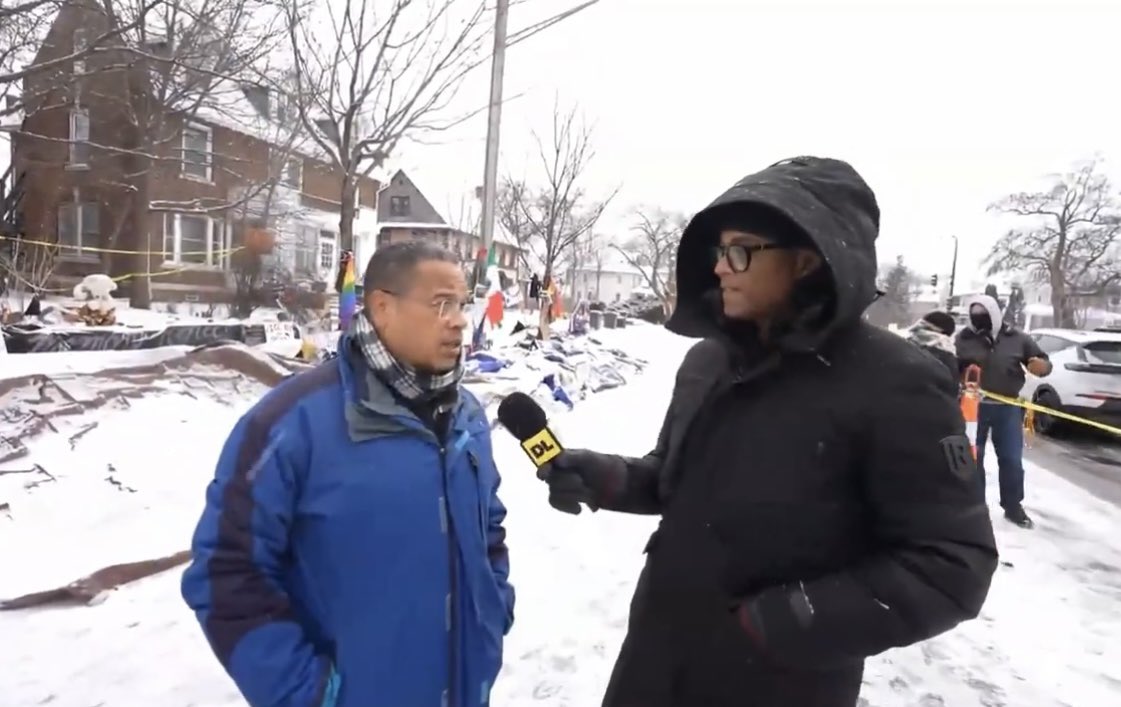 Don Lemon Bumped Into Keith Ellison Before Storming Church Blank Meme Template