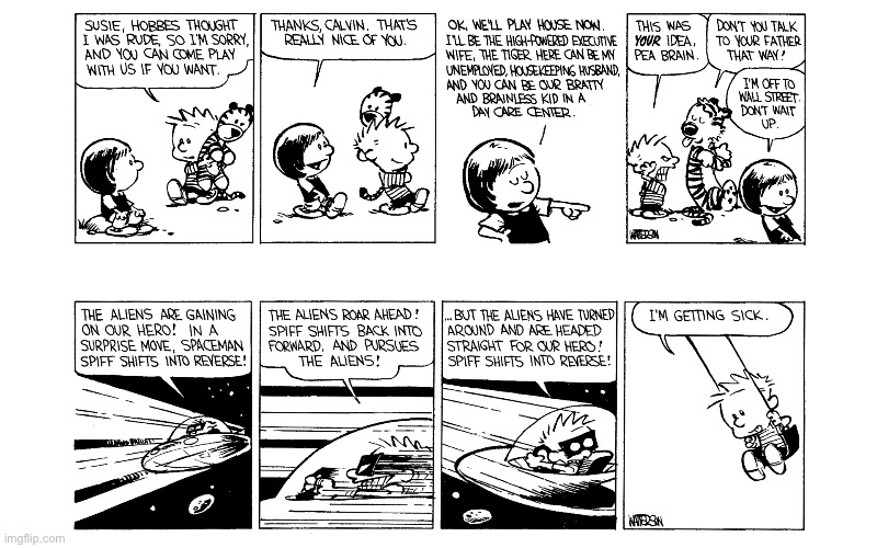 image tagged in calvin and hobbes,comics | made w/ Imgflip meme maker