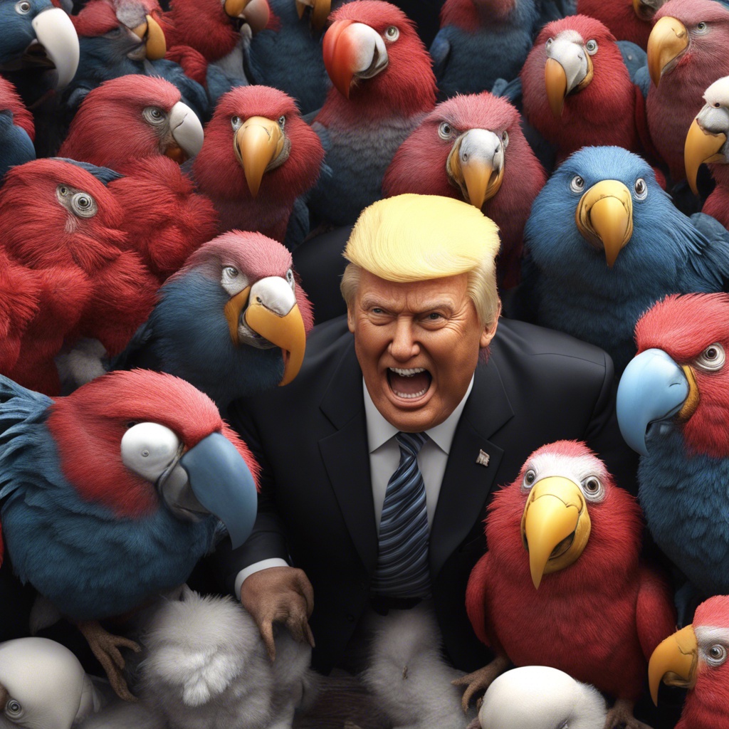 Trump pathetic loser parrots alzheimers Blank Meme Template