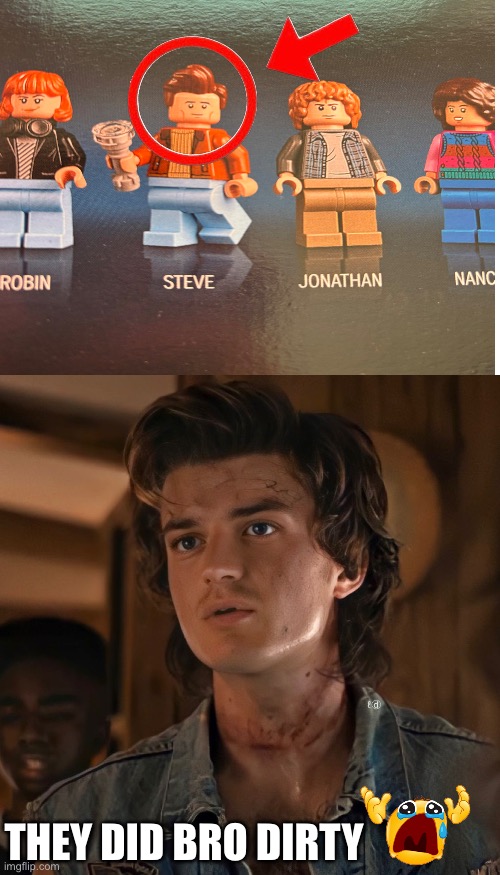 Wtf happened here lol ?? | THEY DID BRO DIRTY | image tagged in stranger things,memes,funny memes,gifs,lego,funny | made w/ Imgflip meme maker