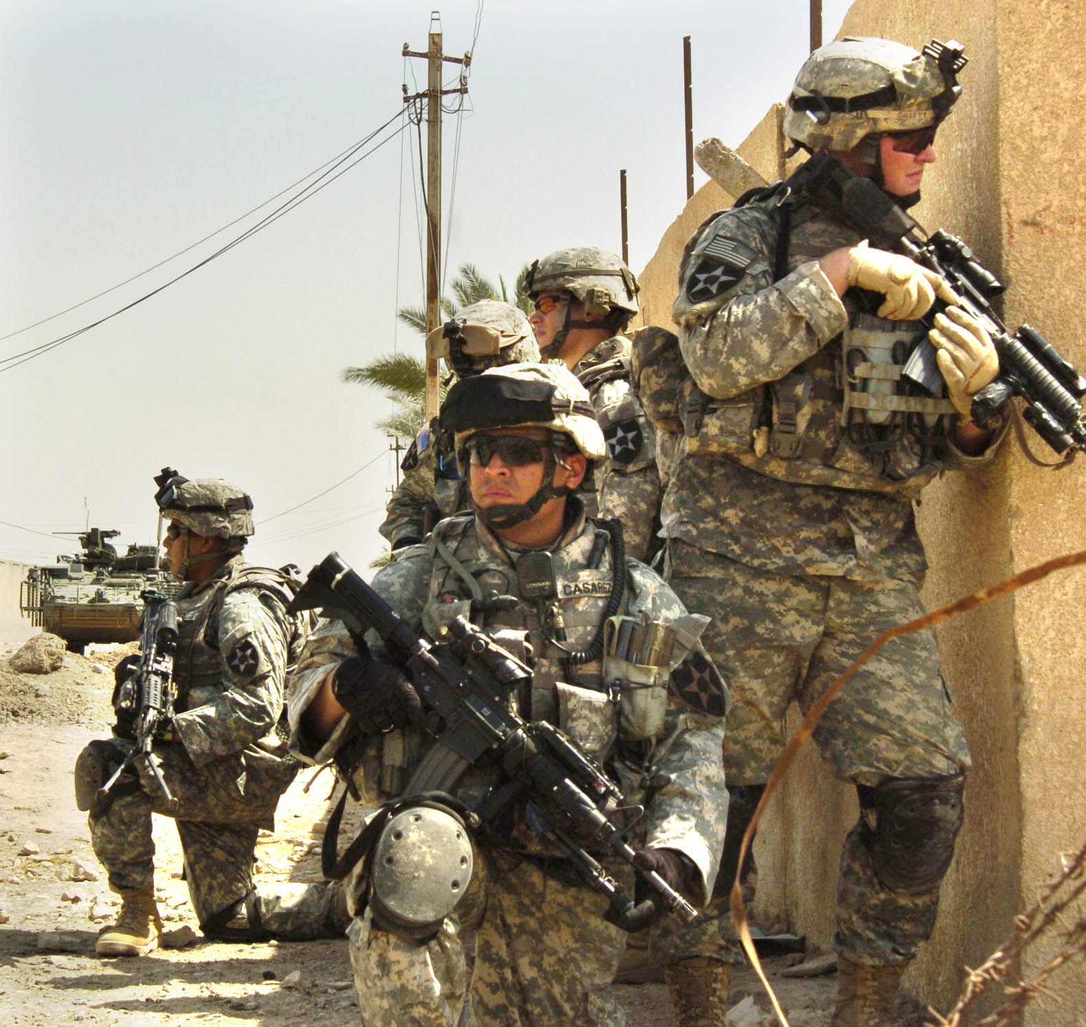 Soldiers in Baghdad Blank Meme Template