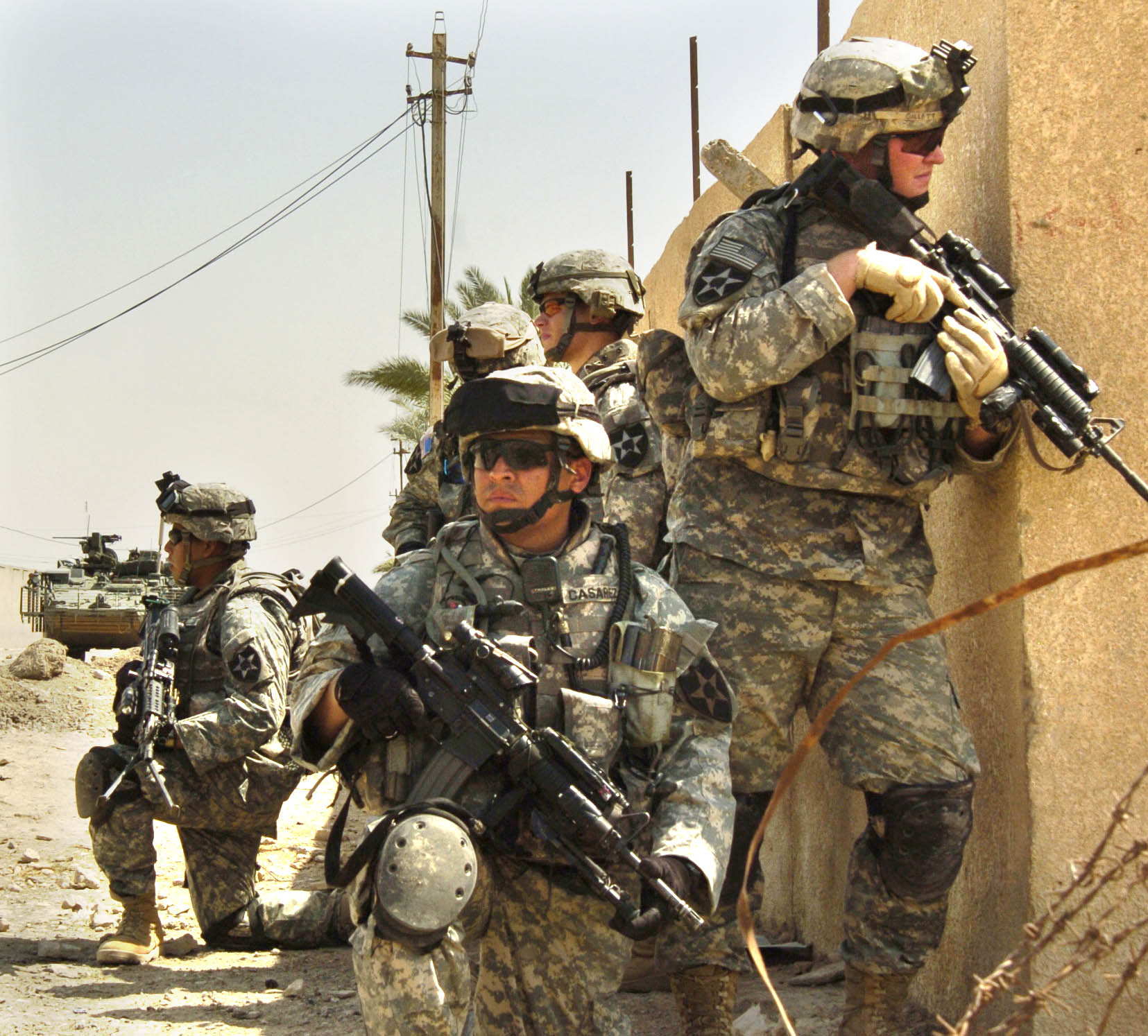 soldiers in baghdad Blank Meme Template