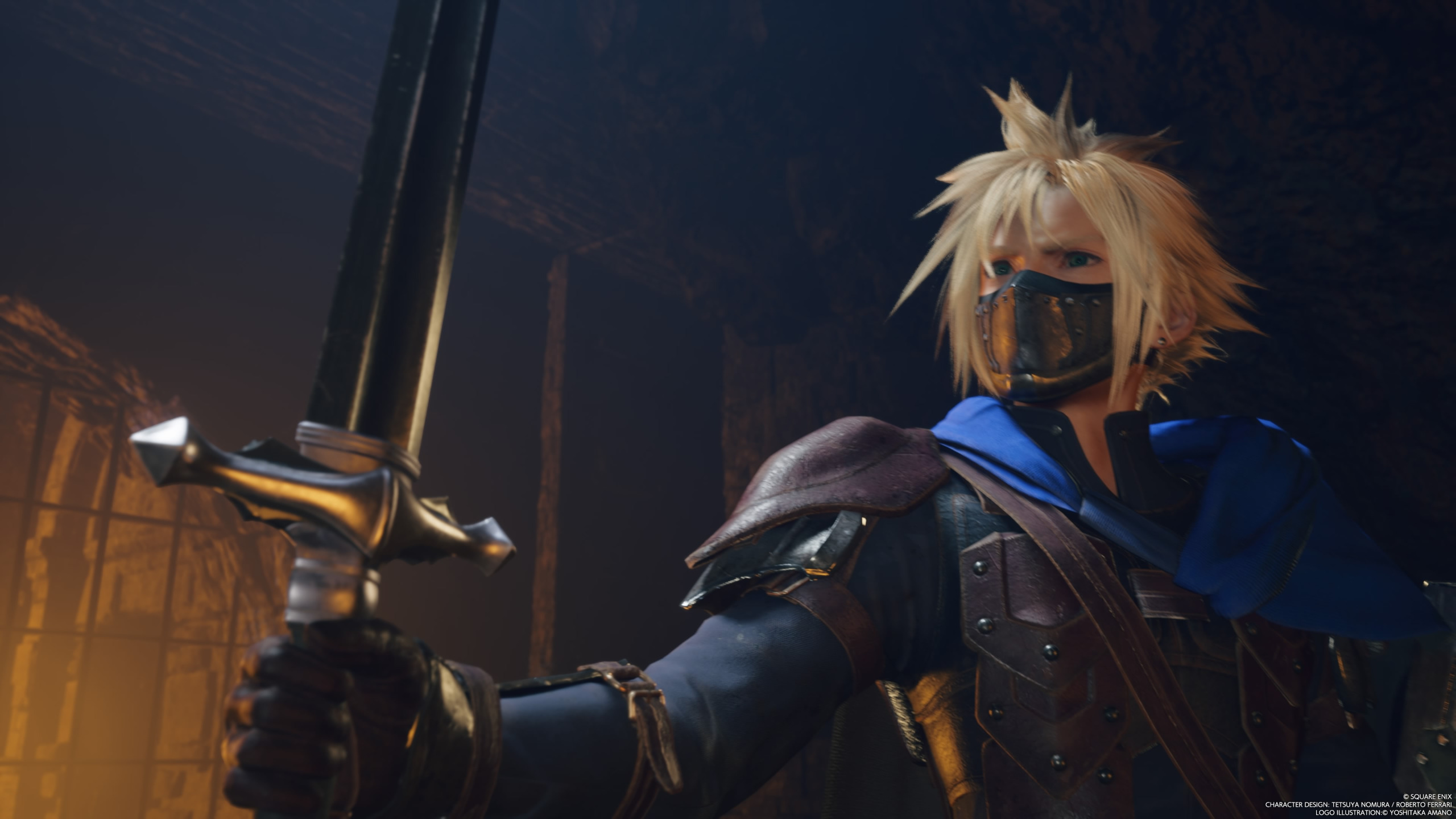 Cloud armed with... Blank Meme Template