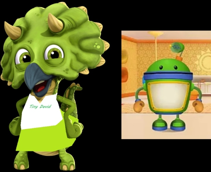 Tiny and bot Blank Meme Template