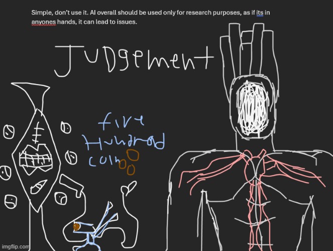 drew ts at school in a document (minos) | made w/ Imgflip meme maker