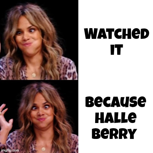 Hot Halle Berry | Watched it Because Halle Berry | image tagged in hot halle berry | made w/ Imgflip meme maker