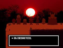 Red sunrise Blank Meme Template