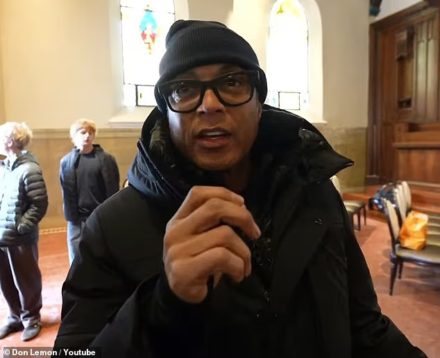 Don Lemon leads and reports on protesters disrupting church serv Blank Meme Template