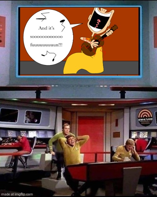 STAR TREK CREW COVERS THEIR EARS sylvester song camping | image tagged in star trek crew covers their ears blank screen,star trek,deviantart,crossover | made w/ Imgflip meme maker