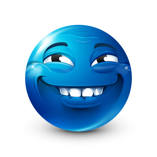 Blue emoji Meme Template