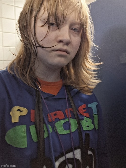 Hope your day is going well because I had to wash fruit juice out of my hair. (im not fat, the "double chin" is js neck skin) | made w/ Imgflip meme maker