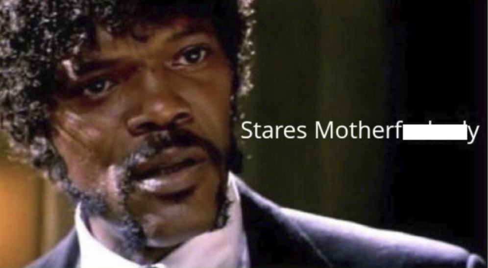 stares motherflippingly Blank Meme Template