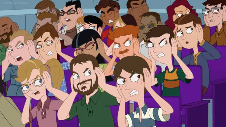 People Are Covering Their Ears Blank Meme Template