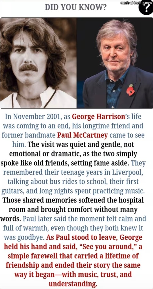 this is so cute (rip George Harrison) | made w/ Imgflip meme maker