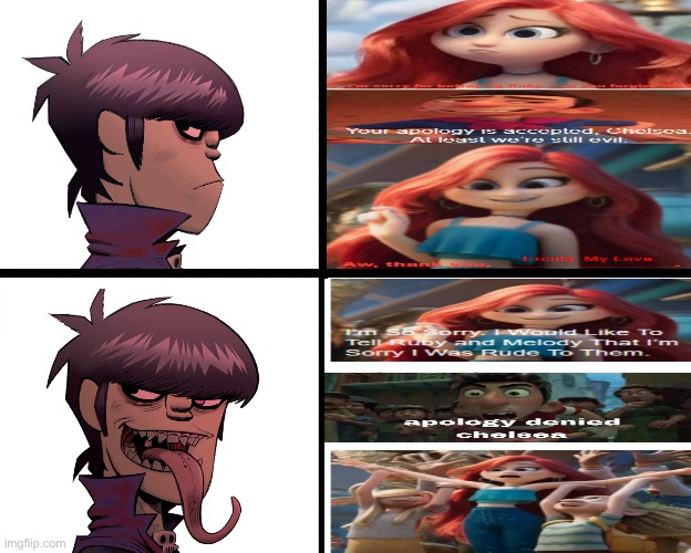 Murdoc Niccols prefers good art, not ArielAriasPetzoldt | image tagged in deviantart,murdoc niccals,murdoc,arielariaspetzoldt,kingredspyredx,gorillaz | made w/ Imgflip meme maker