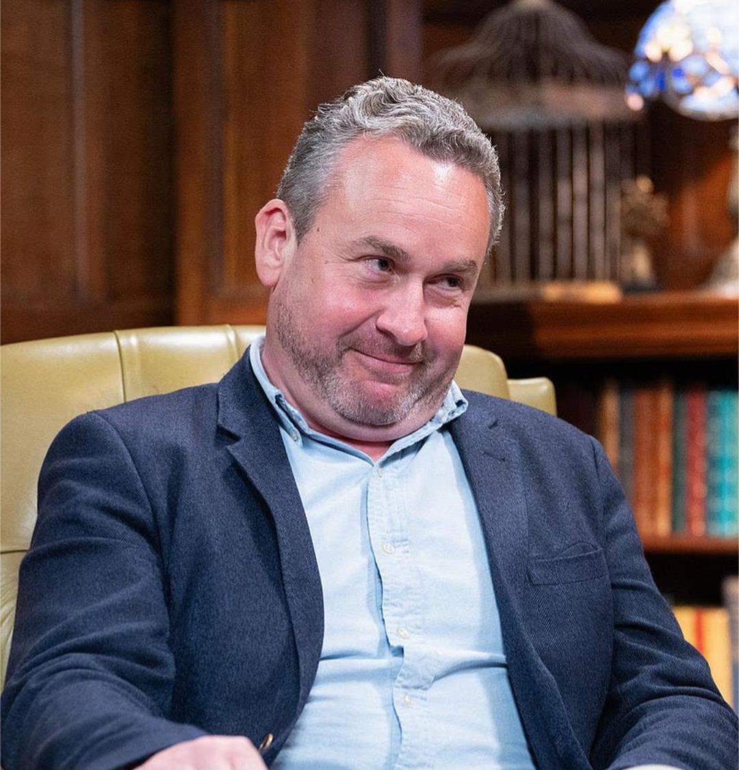 Hugo Barrister BBC the Traitors Blank Meme Template