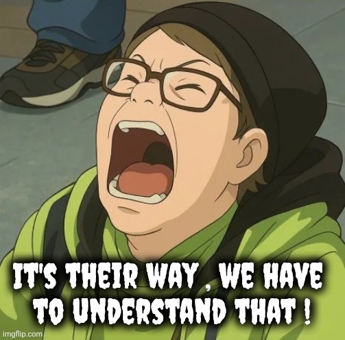 Looney Toons Liberals | It's their way , we have 
to understand that ! | image tagged in looney toons liberals | made w/ Imgflip meme maker