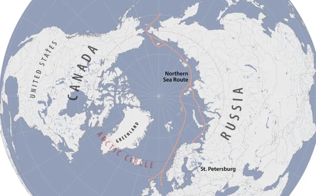 greenland russia china usa arctic circle Blank Meme Template