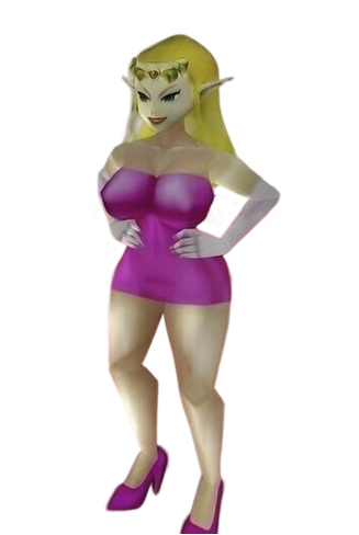 Party Princess Zelda Blank Meme Template