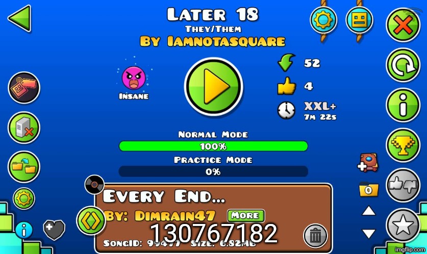 This level is a memory level, a layout memory, and its inspired by every end and its xxl+ | 130767182 | made w/ Imgflip meme maker