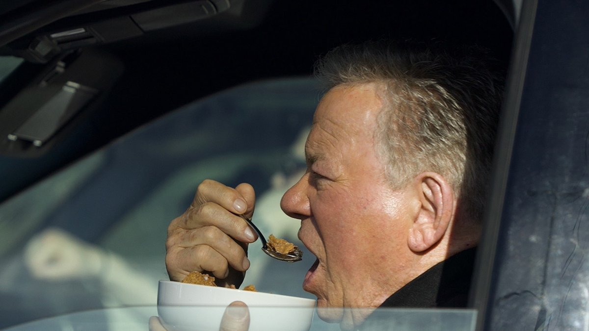 Shatner cereal Blank Meme Template