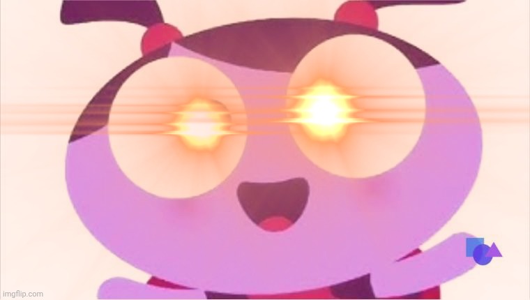 When your friend sees you | image tagged in absolute bizzare,ladybird lu,stare | made w/ Imgflip meme maker