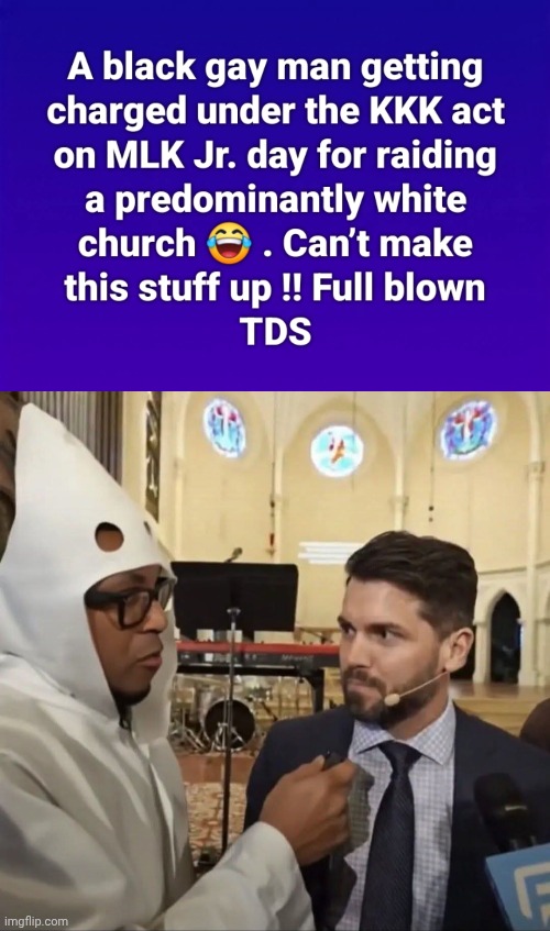 Con Lemon to be charged under KKK Act | image tagged in don lemon,kkk,law | made w/ Imgflip meme maker