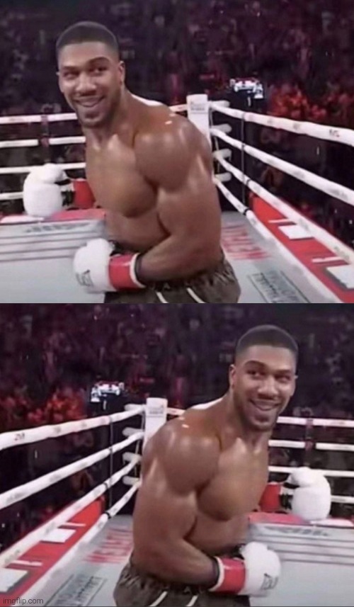 Anthony Joshua vs Anthony Joshua Blank Meme Template