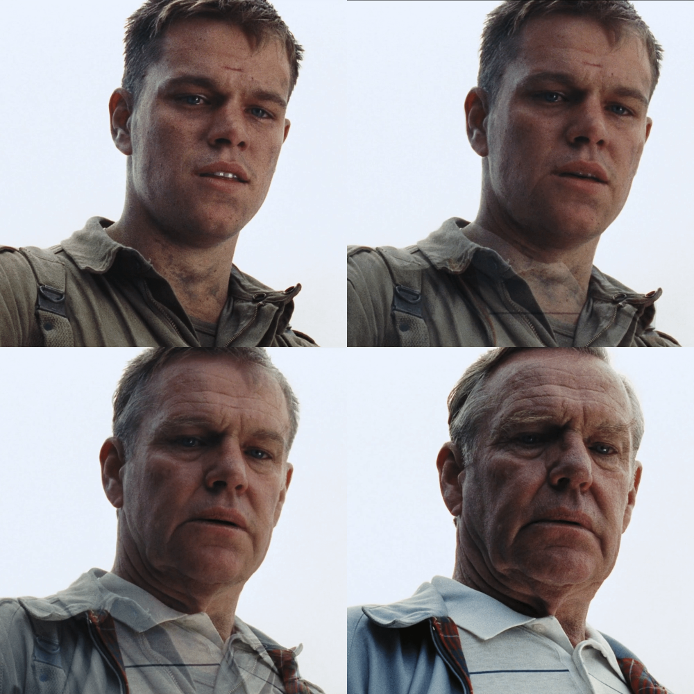 Matt Damon getting old high res Blank Meme Template