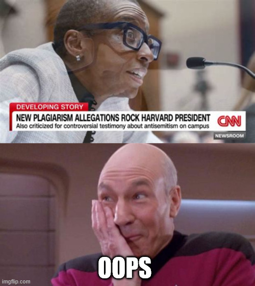 OOPS | image tagged in picard oops | made w/ Imgflip meme maker