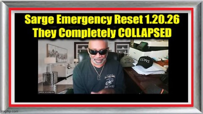 Sarge: Emergency Reset 1.20.26 - They Completely COLLAPSED (Video) 