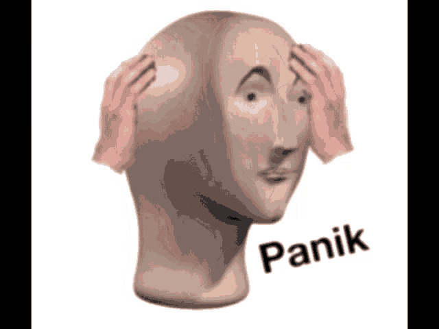 Panic attack Blank Meme Template