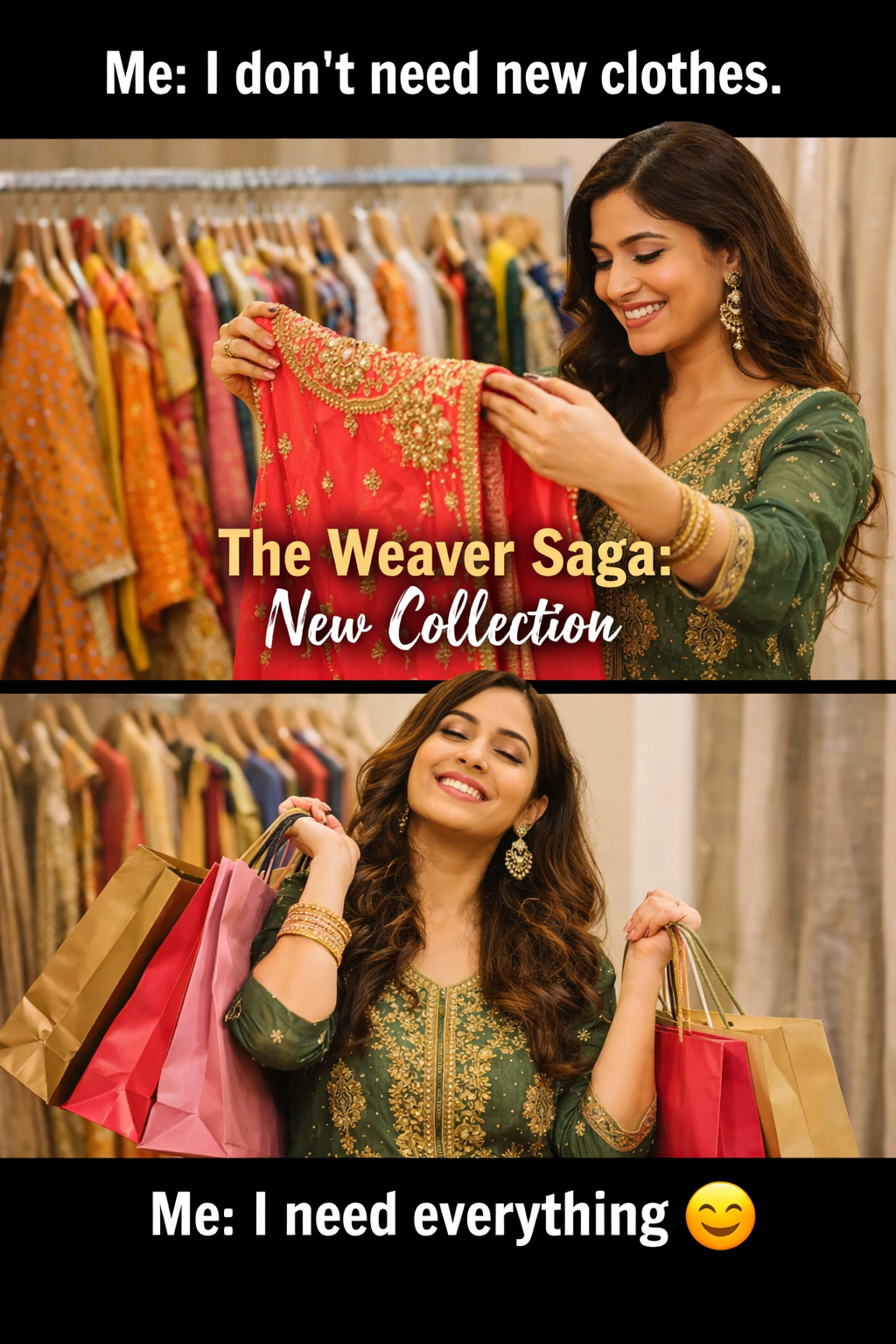 Expectation vs Fashion Reality Blank Meme Template