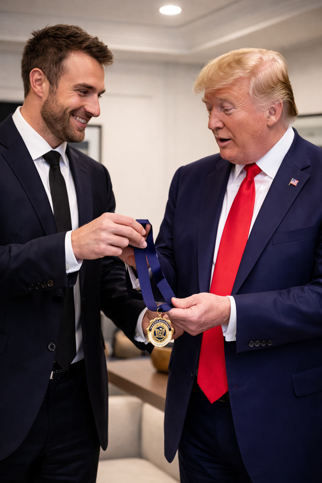 Jobre gives don his charlie Blank Meme Template