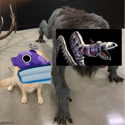 skibidi | image tagged in dog vs werewolf,dandy's world,ultrakill | made w/ Imgflip meme maker