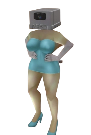 Sexy Nintendo 64 Lady Blank Meme Template