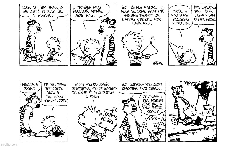 image tagged in calvin and hobbes,comics | made w/ Imgflip meme maker