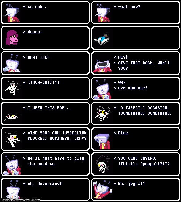 mini memes #2 | image tagged in mini memes,deltarune,spamton,tenna | made w/ Imgflip meme maker