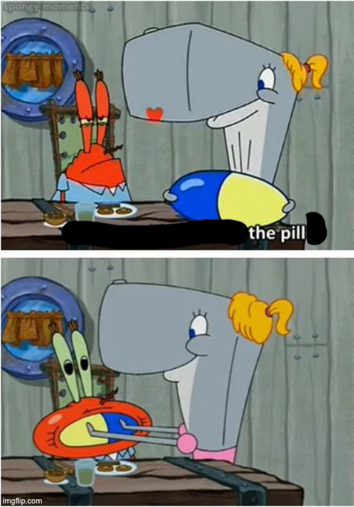 The pill | image tagged in the pill | made w/ Imgflip meme maker